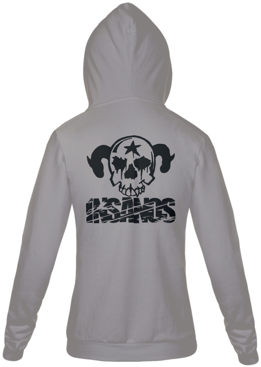 Nome do produto: Moletom Masculino Insanos caveira Logo Preto