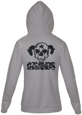Moletom Masculino Insanos caveira Logo Preto
