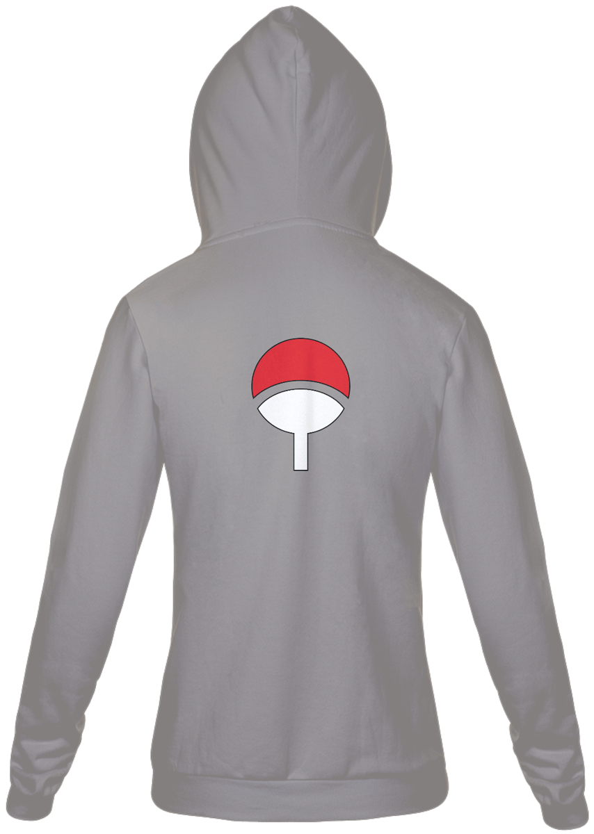 Nome do produto: MOLETON MASCULINO CLÃ UCHIHA - NARUTO