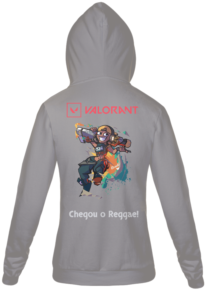 Nome do produto: Moletom Masculina CHEGOU O REGGAE
