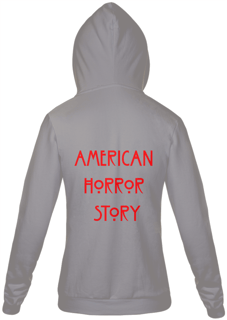 Jaqueta Moletom Masculino com Estampa da Série American Horror Story - AHS