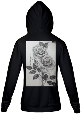 Nome do produto  moletom feminino duas rosas