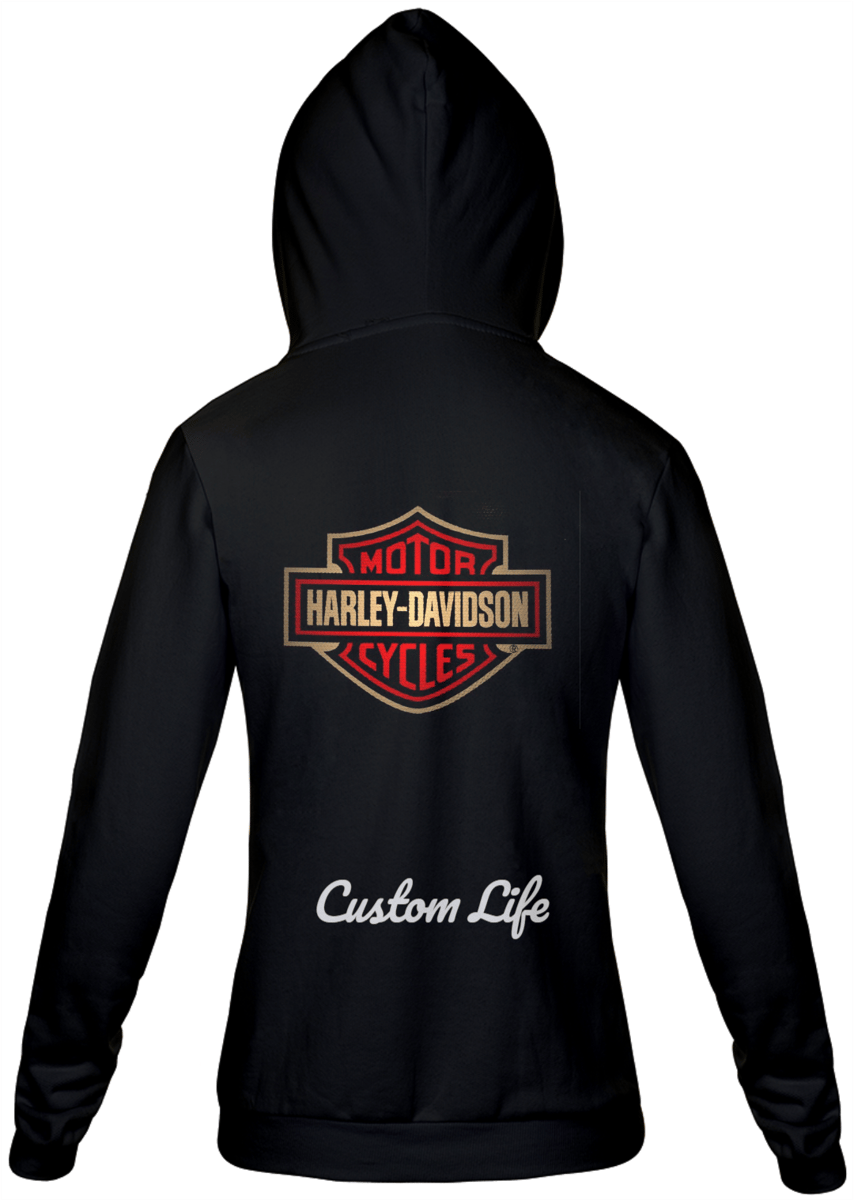 Nome do produto: Casaco Harley Davidson Moletom Preto