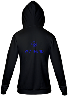 Nome do produto Moletom - W- trend ancora black /blue