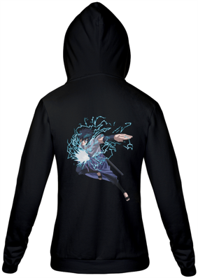 MOLETON FEMININO SASUKE UCHIHA - NARUTO