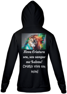 Nome do produtoMoletom Feminino Leão de Judá
