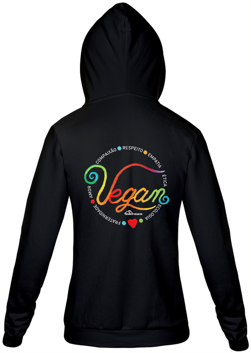 Nome do produto: Moletom Valores Veganos Unisex