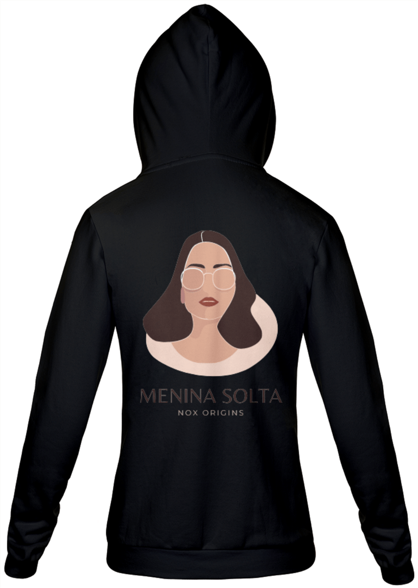 Nome do produto: Moletom Feminino, Menina Solta - Nox