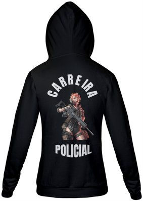 MOLETOM FEMININO CARREIRA POLICIAL