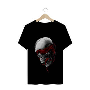 Nome do produtoGray Skull With Red Textile Illustration