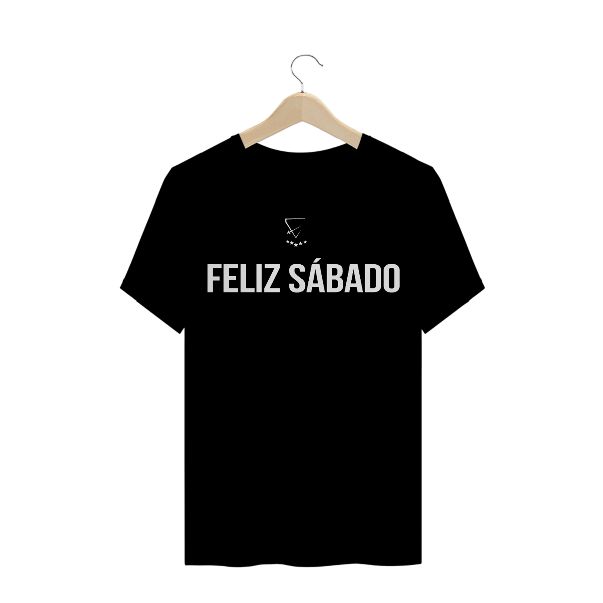 Nome do produto: CAMISETA FELIZ SÁBADO