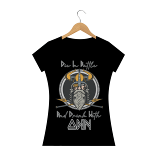 Nome do produtoCAMISETA DRINK WITH ODIN VINKINGS FEMININA