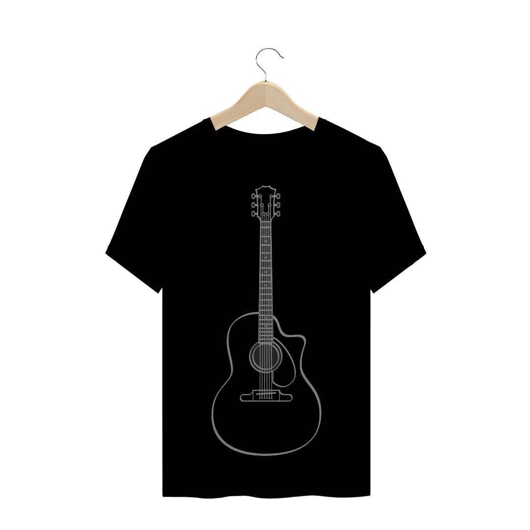 Camisa Violão Música +Cores