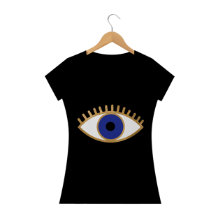 Nome do produtoBaby Look - Olho Grego - Cilios - Dourado