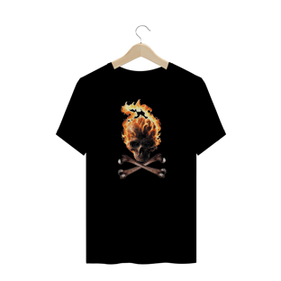 Nome do produtoCamiseta flaming skull