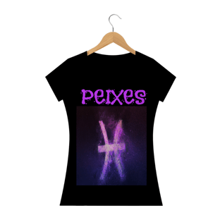 Nome do produtoCamiseta baby look signo peixes