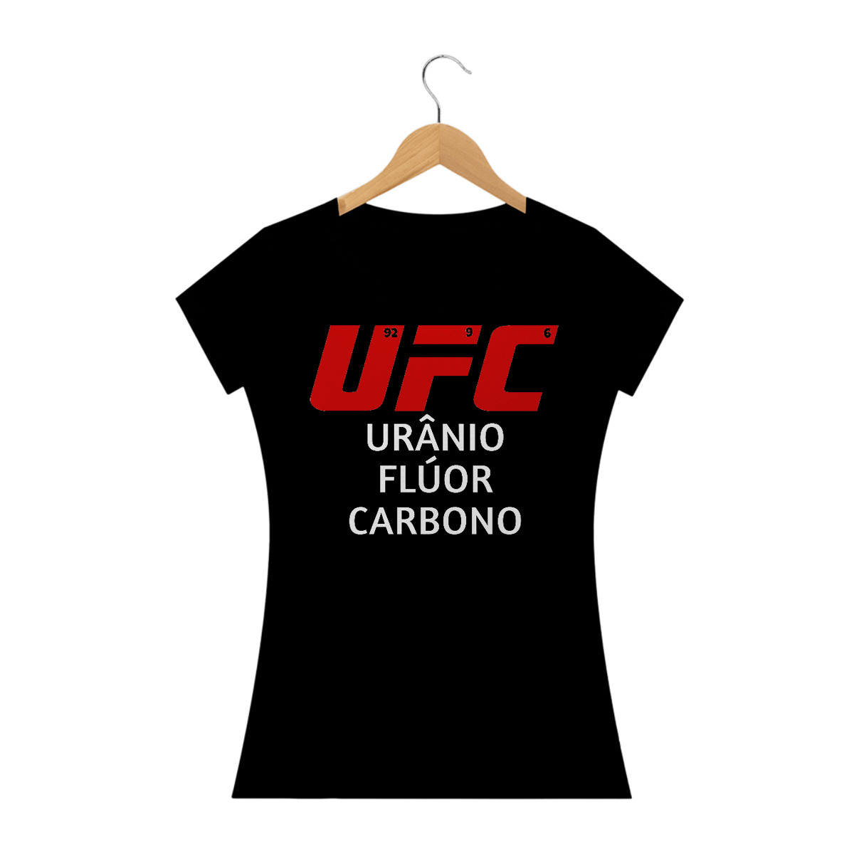Nome do produto: Babylook Urânio, Flúor e Carbono (UFC) Preto/Azul Marinho