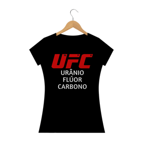 Babylook Urânio, Flúor e Carbono (UFC) Preto/Azul Marinho
