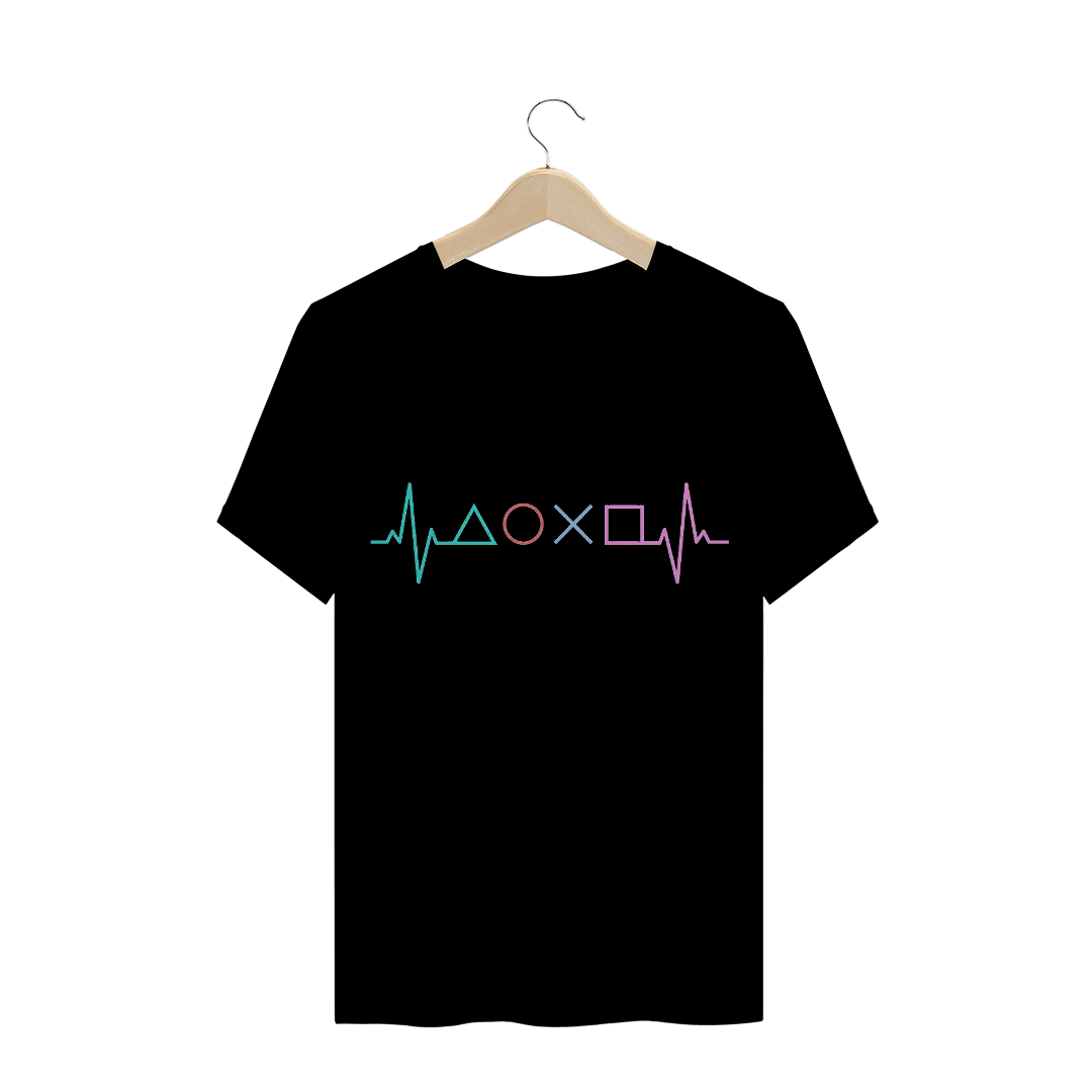 Nome do produto: Camiseta Masculina (Heart Gamer)