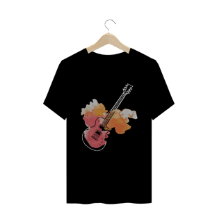 Nome do produtoCamiseta Guitar Play -preta, azul royal.