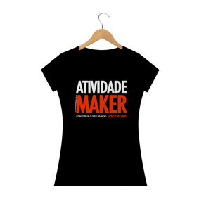 Nome do produto  Camiseta Feminina Dark - Atividade Maker