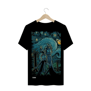 Nome do produtocamiseta Rick and morty noite estrelada 
