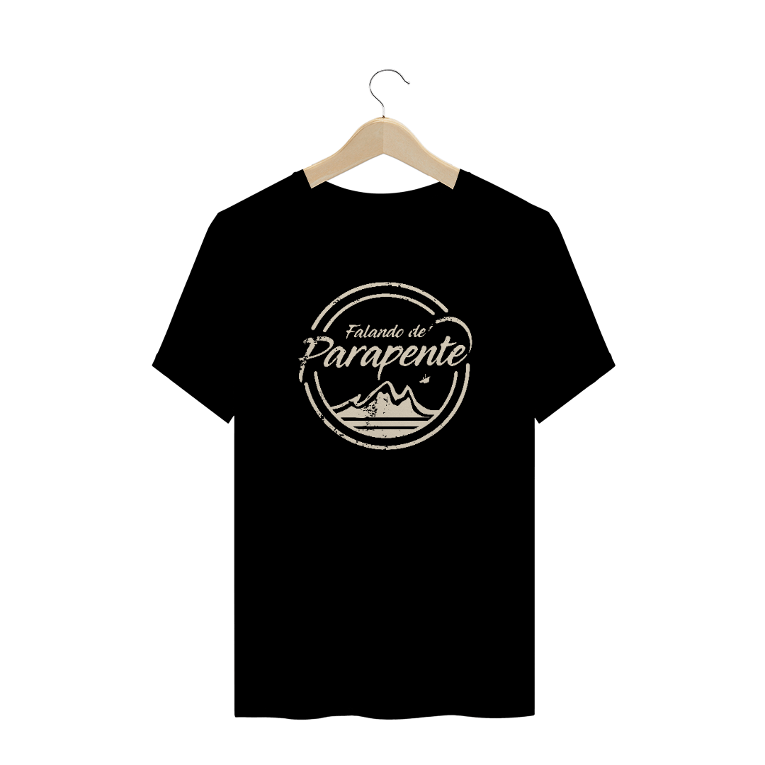 Camiseta Falando de Parapente QUALITY  (Logo creme)