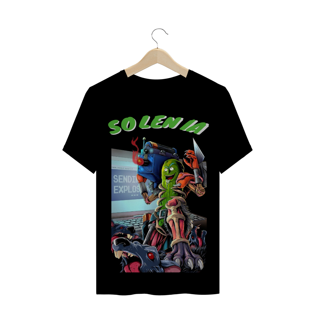 Nome do produto: CAMISETA RICK AND MORTY SOLENIA