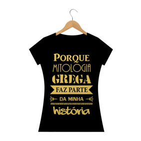 Camiseta Baby Long Prime - Mitologia Grega Minha História
