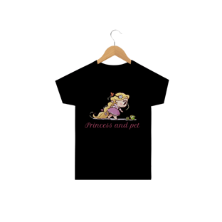 Nome do produtoCamiseta Infantil Princesa & Pet