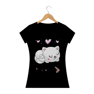 Nome do produtoCamiseta feminina Cat Cute
