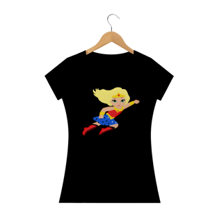 Nome do produtocamiseta Mulher Maravilha loirinha