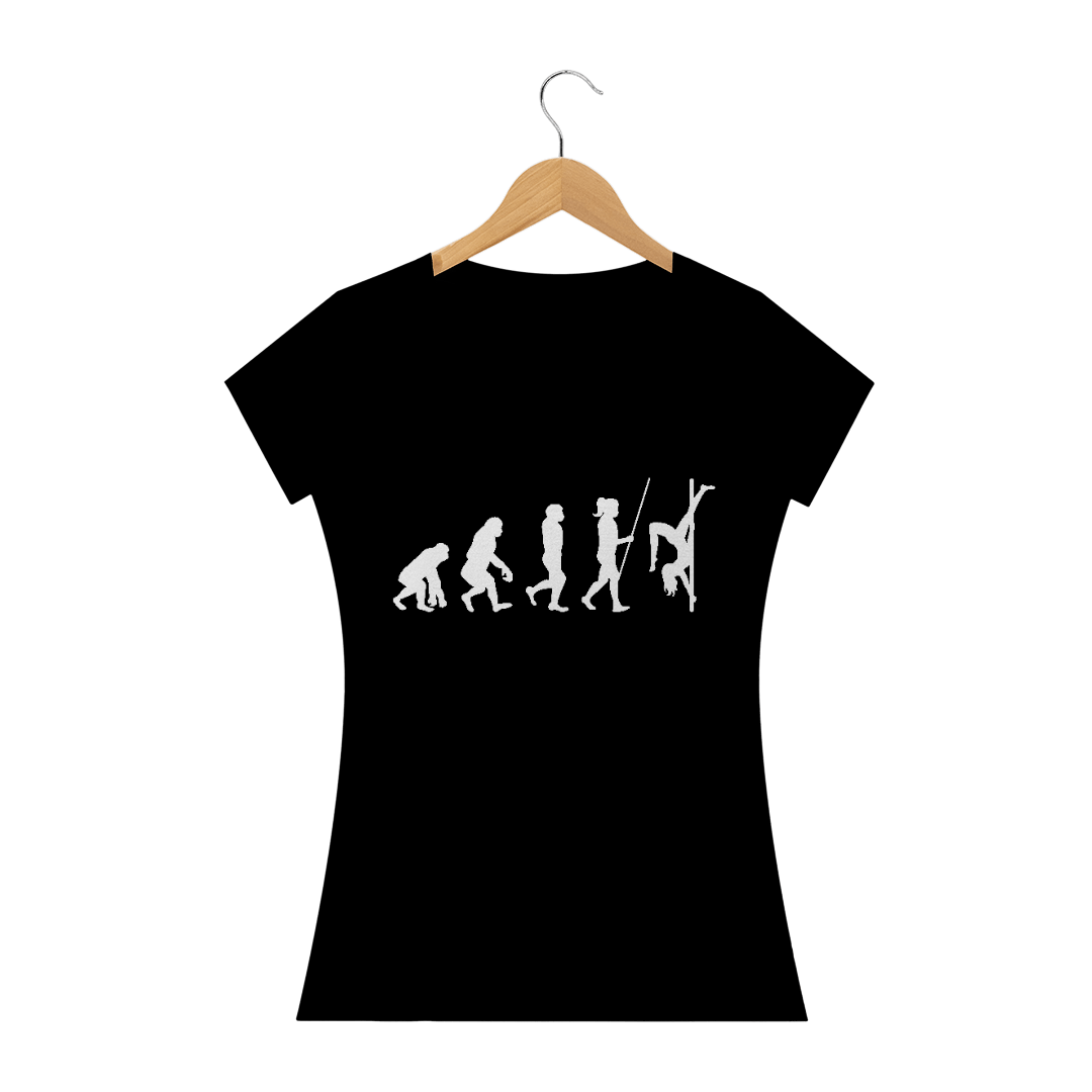 Camiseta Evolução Pole Dance Baby Long Quality