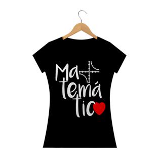 Nome do produtoCamisa Feminina  (Matemática) preta