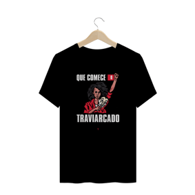 Nome do produto  que comece o traviarcado (camiseta comum texto branco)