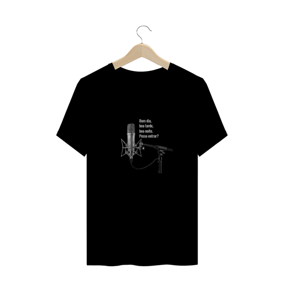 Camiseta microfone