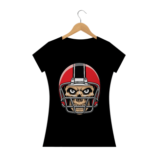 Nome do produto Camiseta Feminina Caveira Jogador