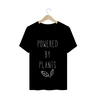 Nome do produtoCamiseta Vegana Unissex Powered By Plants
