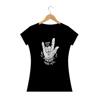 CAMISETA BABYLOOK HEAVY METAL