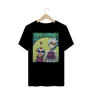 Nome do produtocamisa basica rick and morty presos