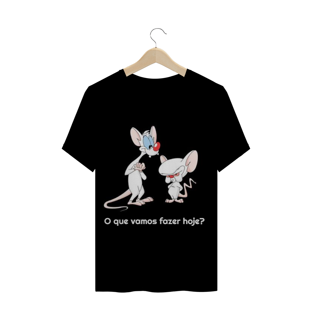 Nome do produto: Camiseta Pink e Cérebro 