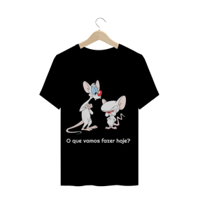Camiseta Pink e Cérebro 