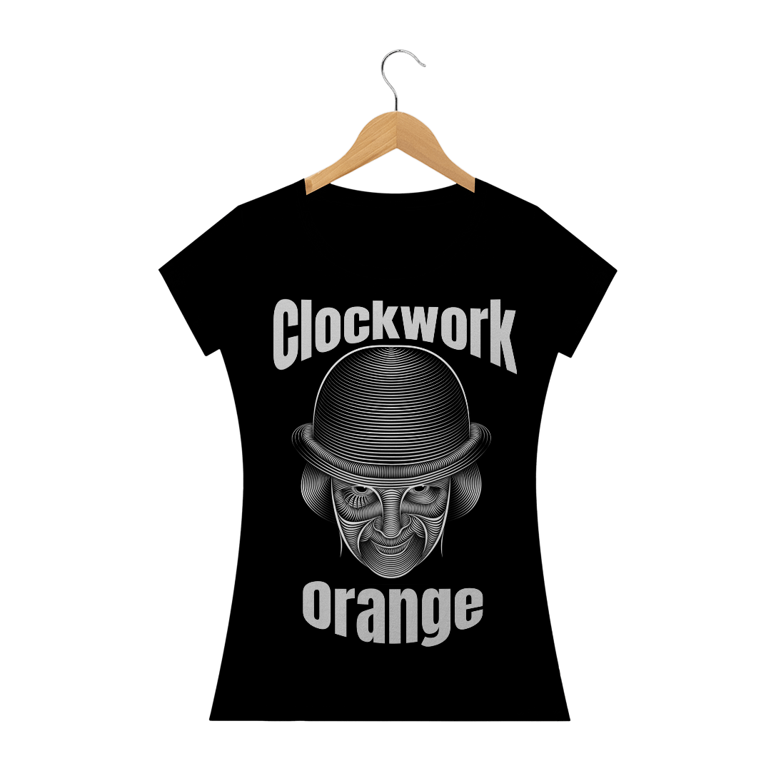 Nome do produto: Camiseta Feminina Laranja Mecânica