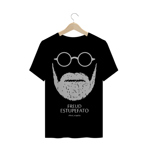 Camiseta Pluz Size Freud Estupefato Logo