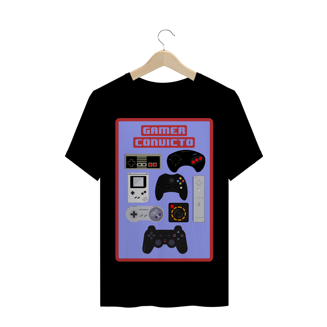 Camiseta Gamer Convicto - Games