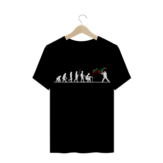 Camiseta Evolução do homem trader