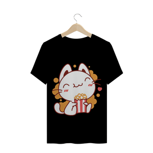 Nome do produtoCamiseta gato com Pipoca (gatos)