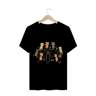 Nome do produtoCamiseta Cat Ritual (gatos)