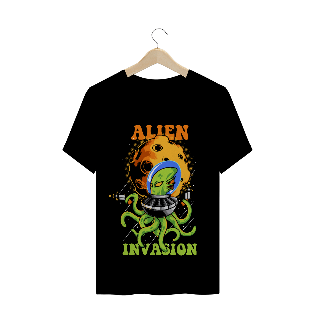 Nome do produto: Camiseta Invasão Alien Aliens)