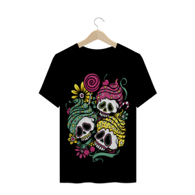 Camiseta Skul Cupcakes (caveiras)